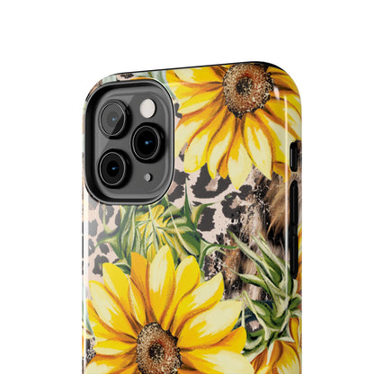 Leopard Sunflower Chic - iPhone Series Case