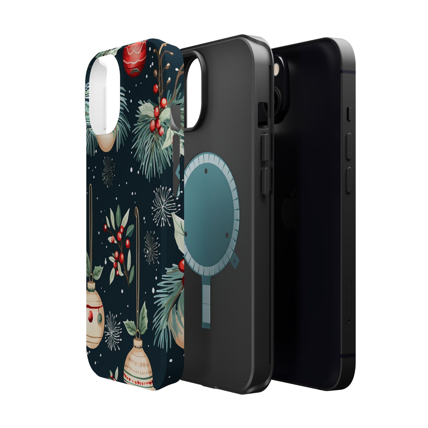 Elegant Christmas Ornaments and Pine - MagSafe iPhone Series Case