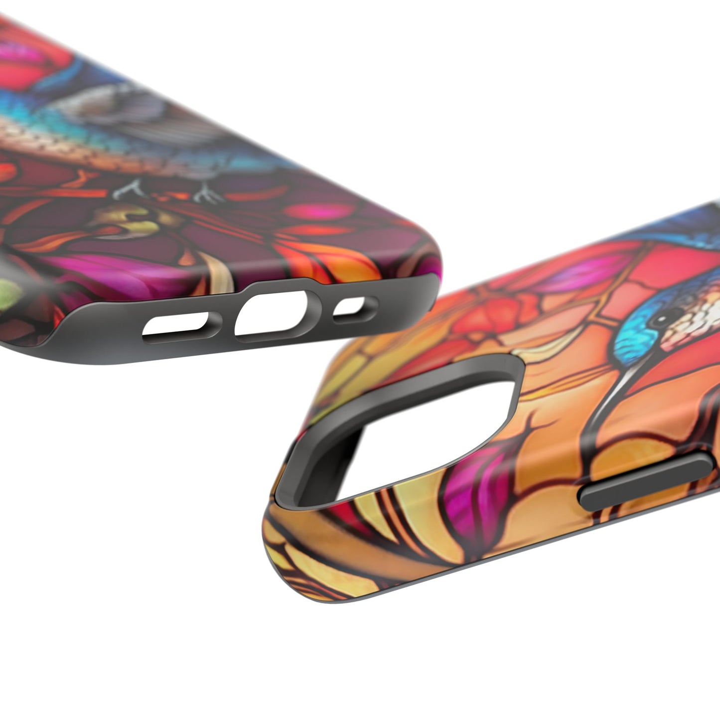 Radiant Multicolor Bird Artwork - MagSafe iPhone Case