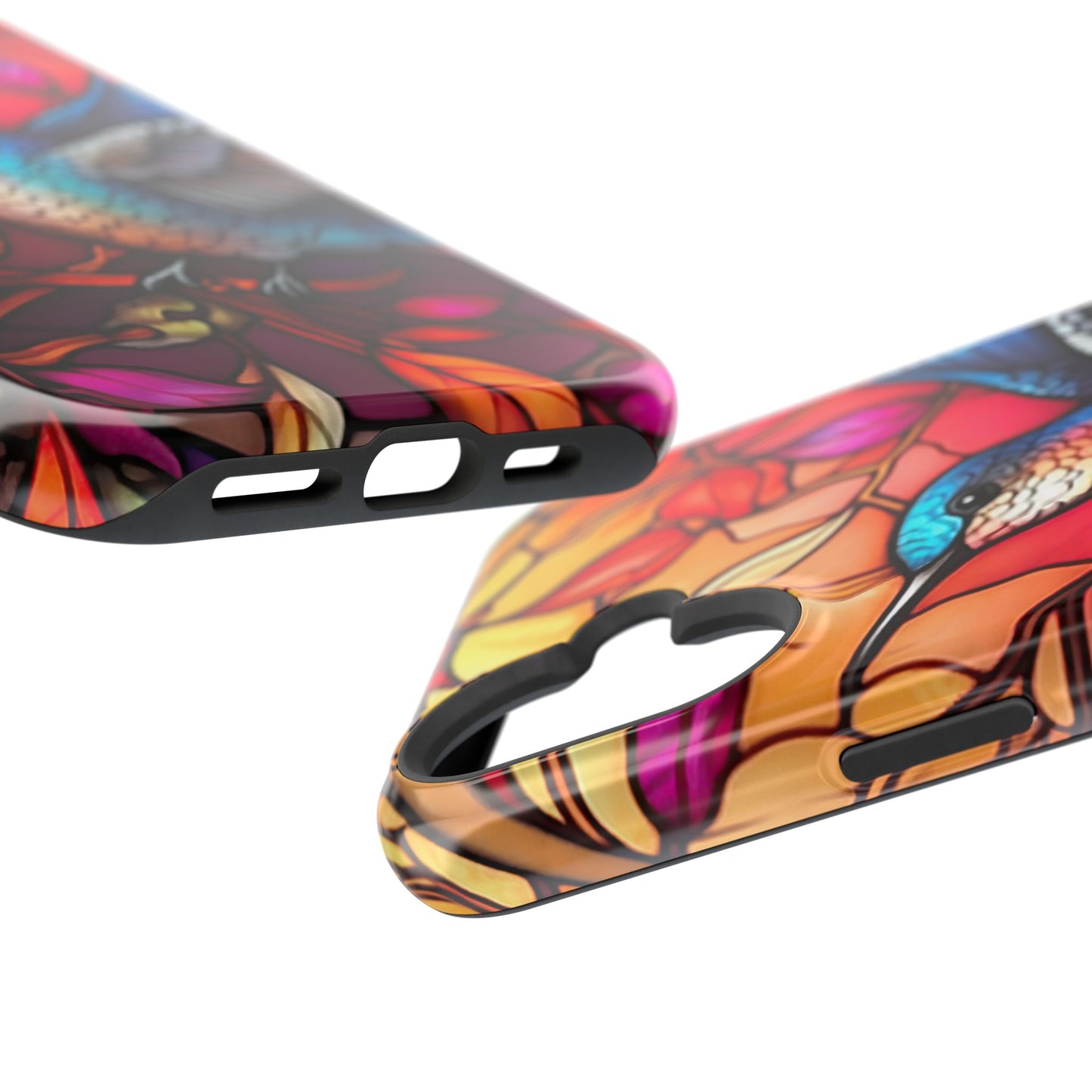 Radiant Multicolor Bird Artwork - MagSafe iPhone Case