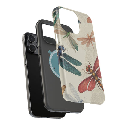 Vintage Dragonfly Garden – MagSafe iPhone Series Case