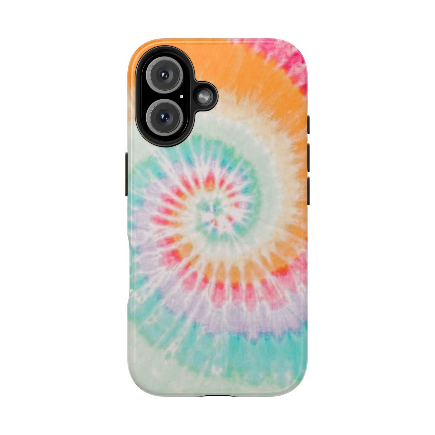 Pastel Swirl Tie-Dye iPhone Case – Soft & Minimalistic Style