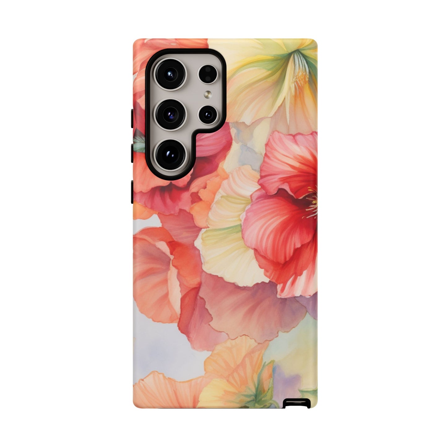 Gumamela Blush Pink Watercolor Floral – Samsung Galaxy Case