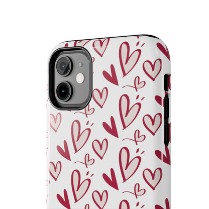 Love Scribbles iPhone Case