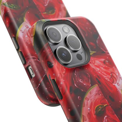 Juicy Watermelon MagSafe iPhone Case – Refreshing Summer Vibes, Dual-Layer Protection