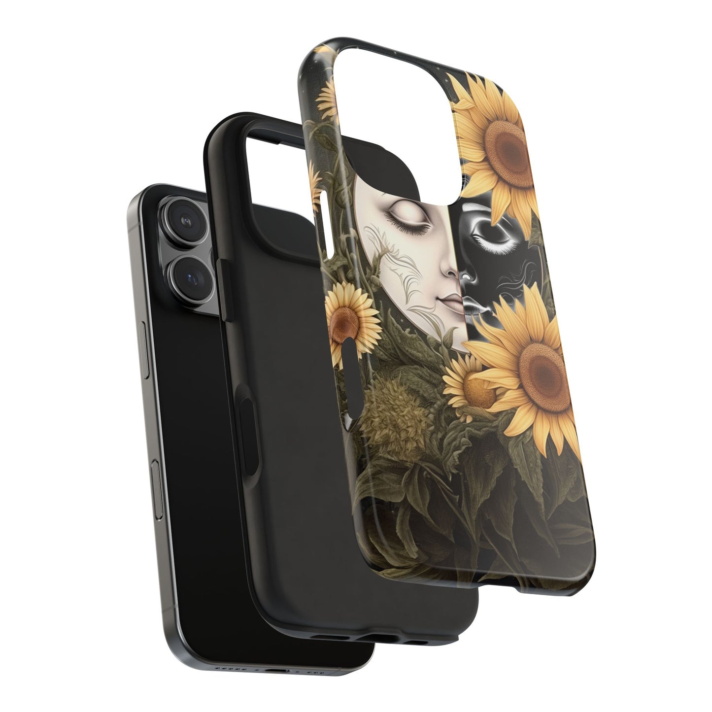 Sunflower Moon and Stars iPhone Case – Ethereal Art