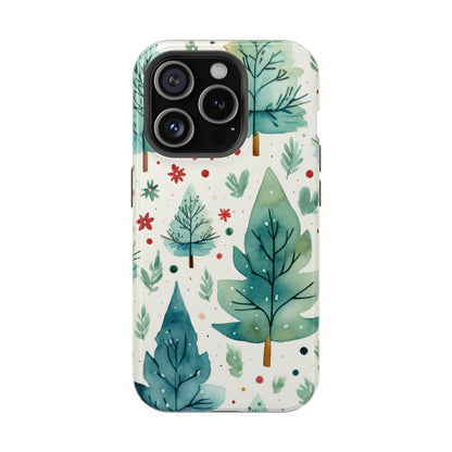 Watercolor Winter Forest - MagSafe iPhone Series Case