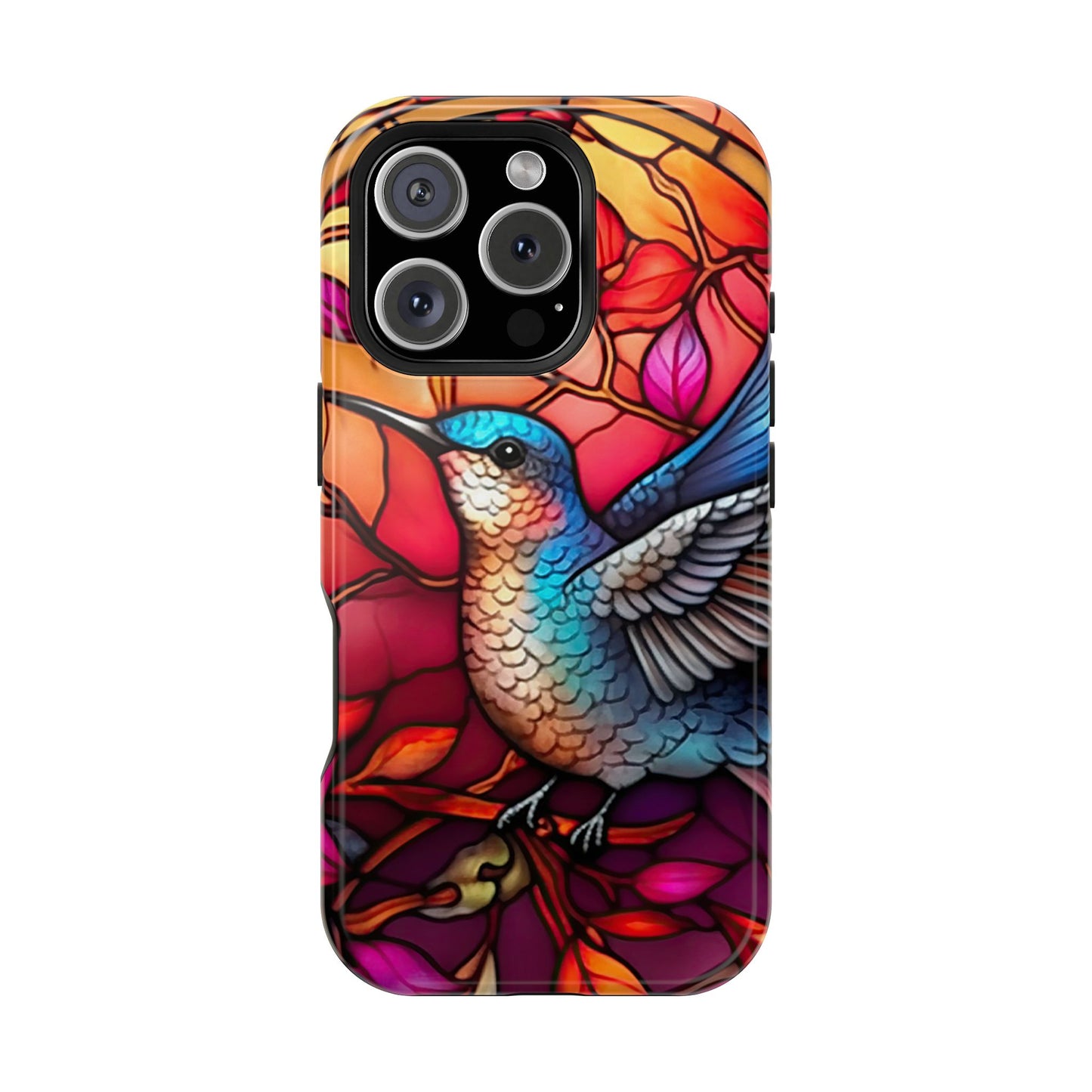 Radiant Multicolor Bird Artwork - MagSafe iPhone Case