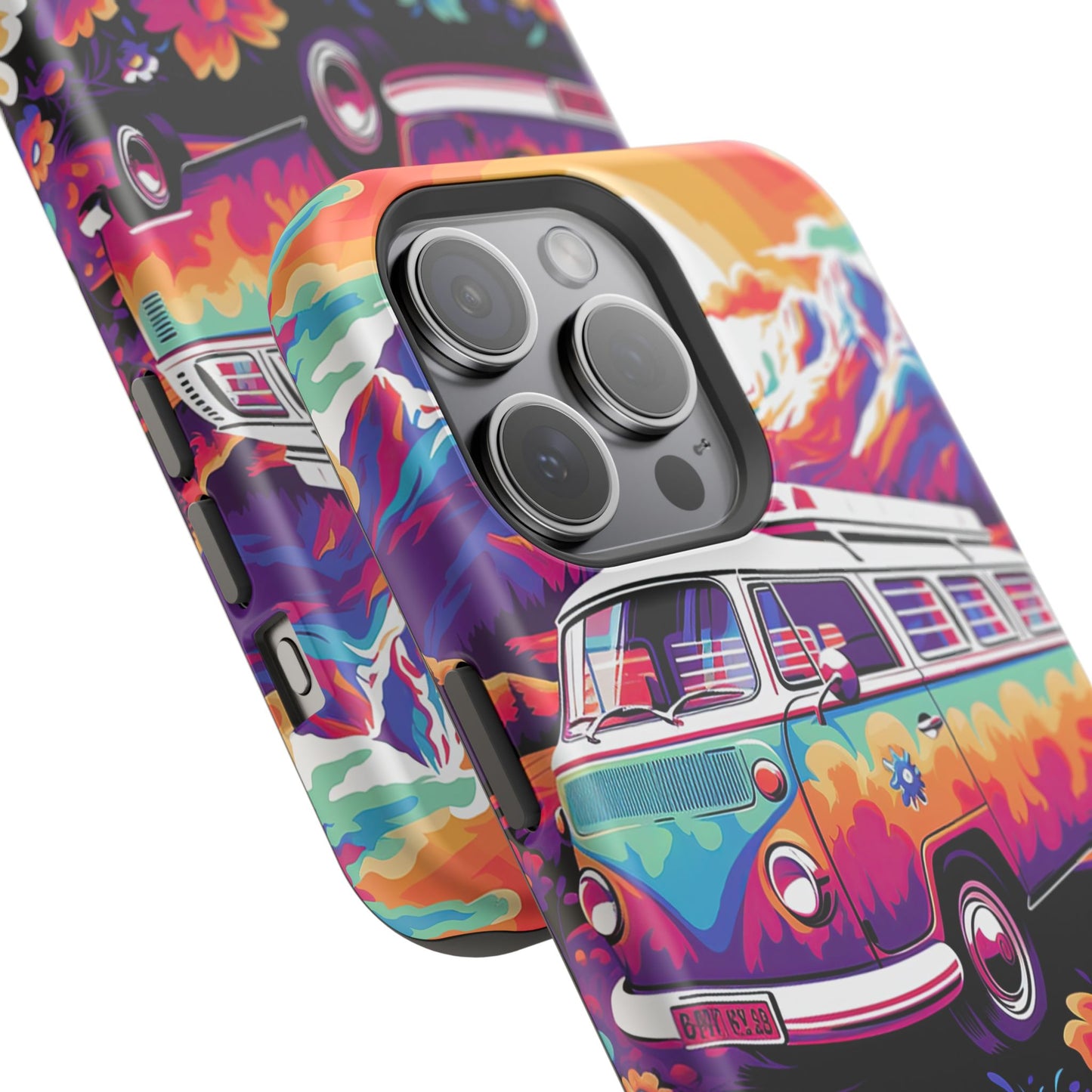 Groovy Floral Sunset Van – MagSafe iPhone Series Case