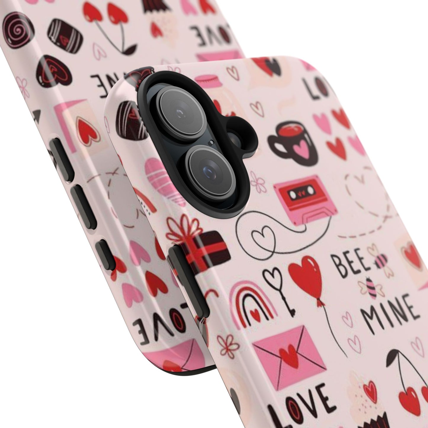 iPhone Case: Bee Mine Love Doodles