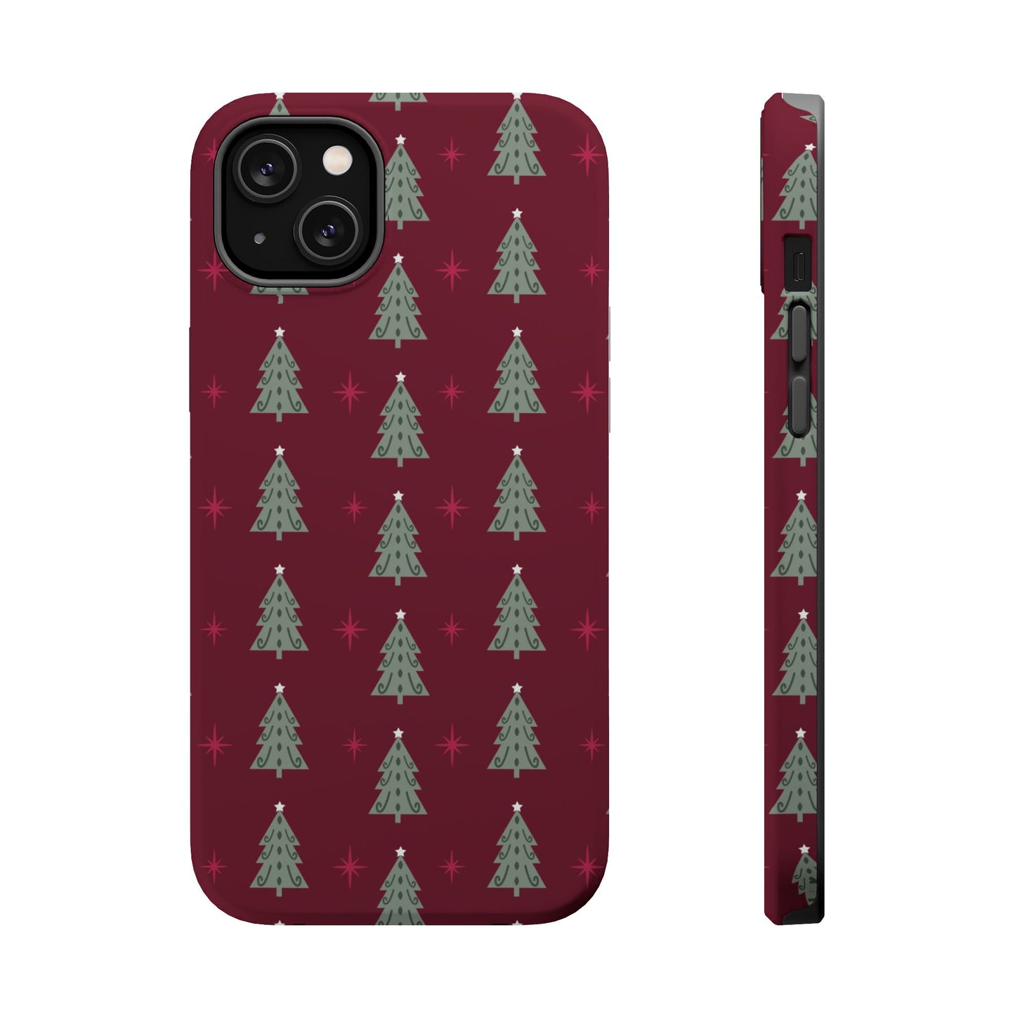 Retro Christmas Tree Pattern – MagSafe iPhone Series Case