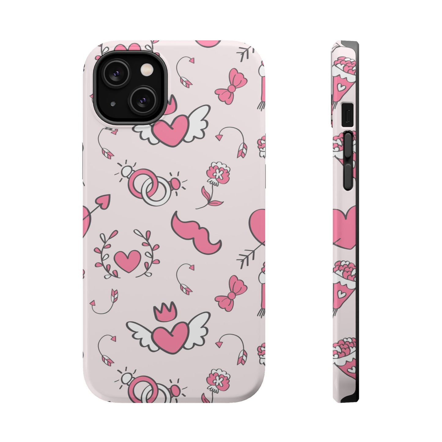 Pink Love Icons MagSafe Case