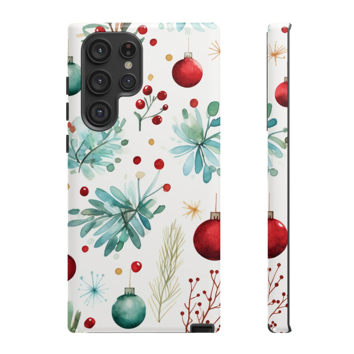 Festive Holiday Ornament Pattern – Samsung Galaxy Case