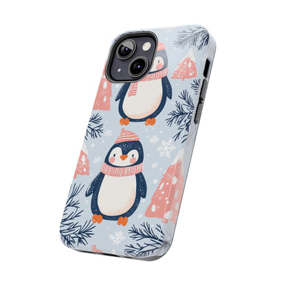 Penguin in Winter Wonderland iPhone Case