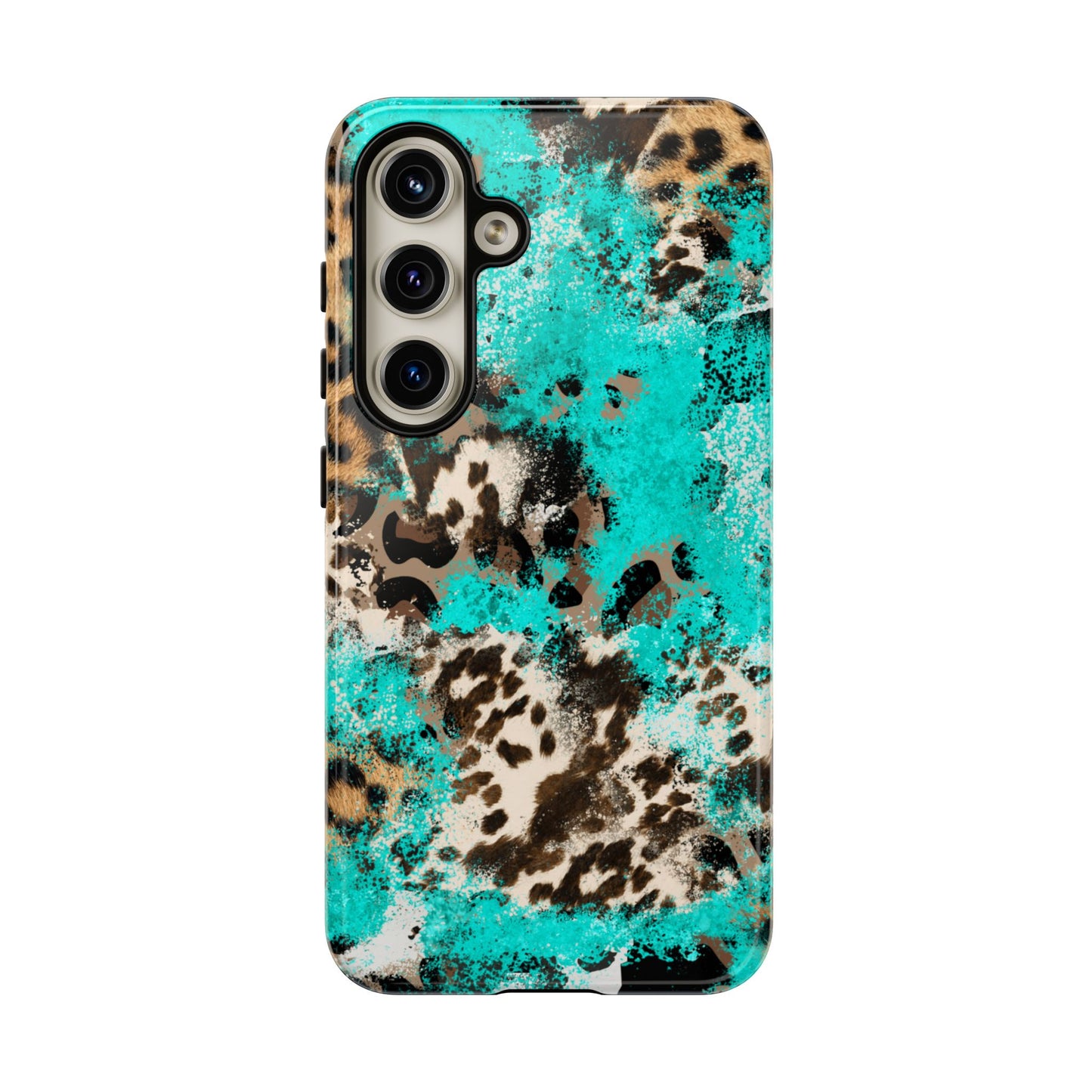 Aqua Splash Leopard - Samsung Galaxy Series Case