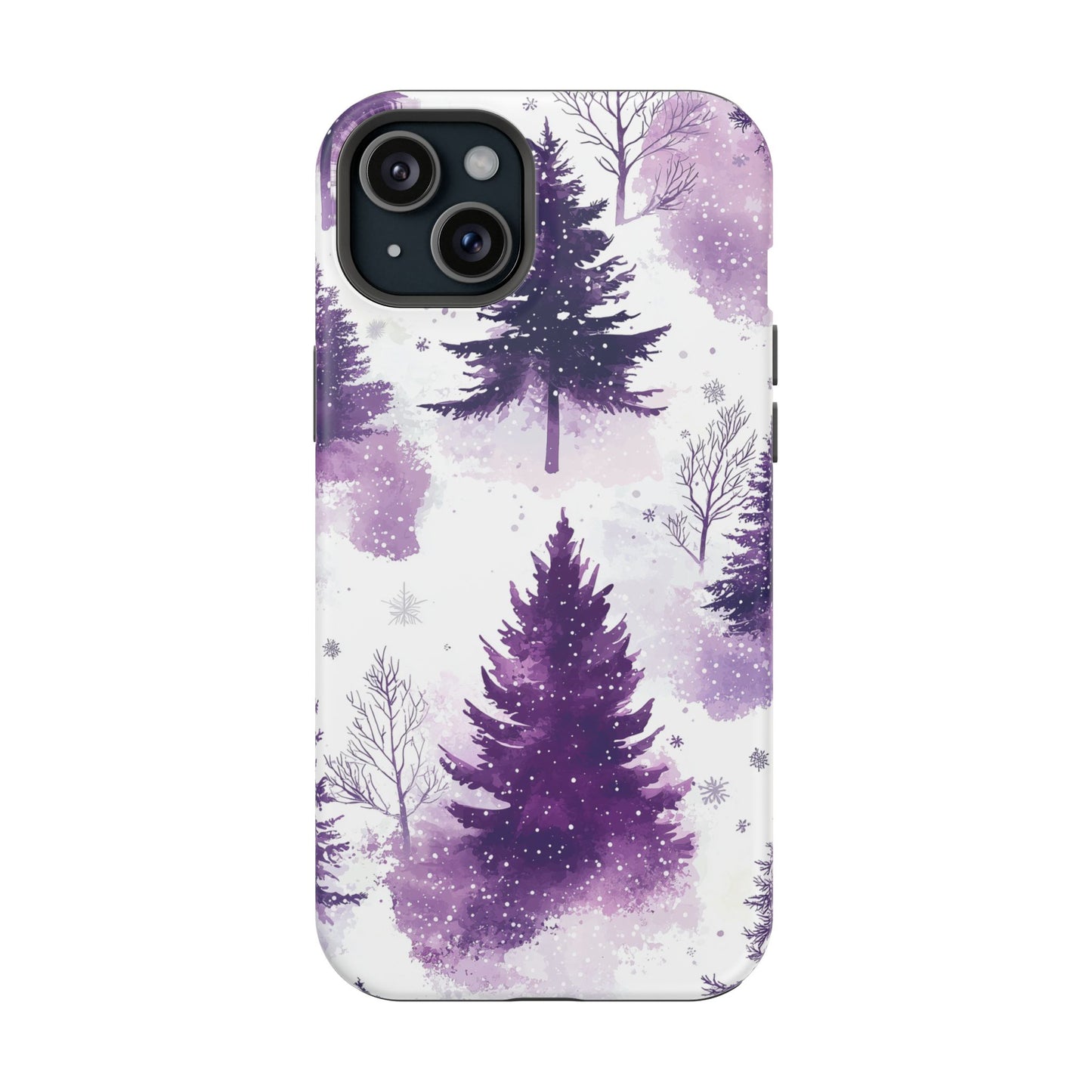 Purple Snowy Forest - MagSafe iPhone Series Case