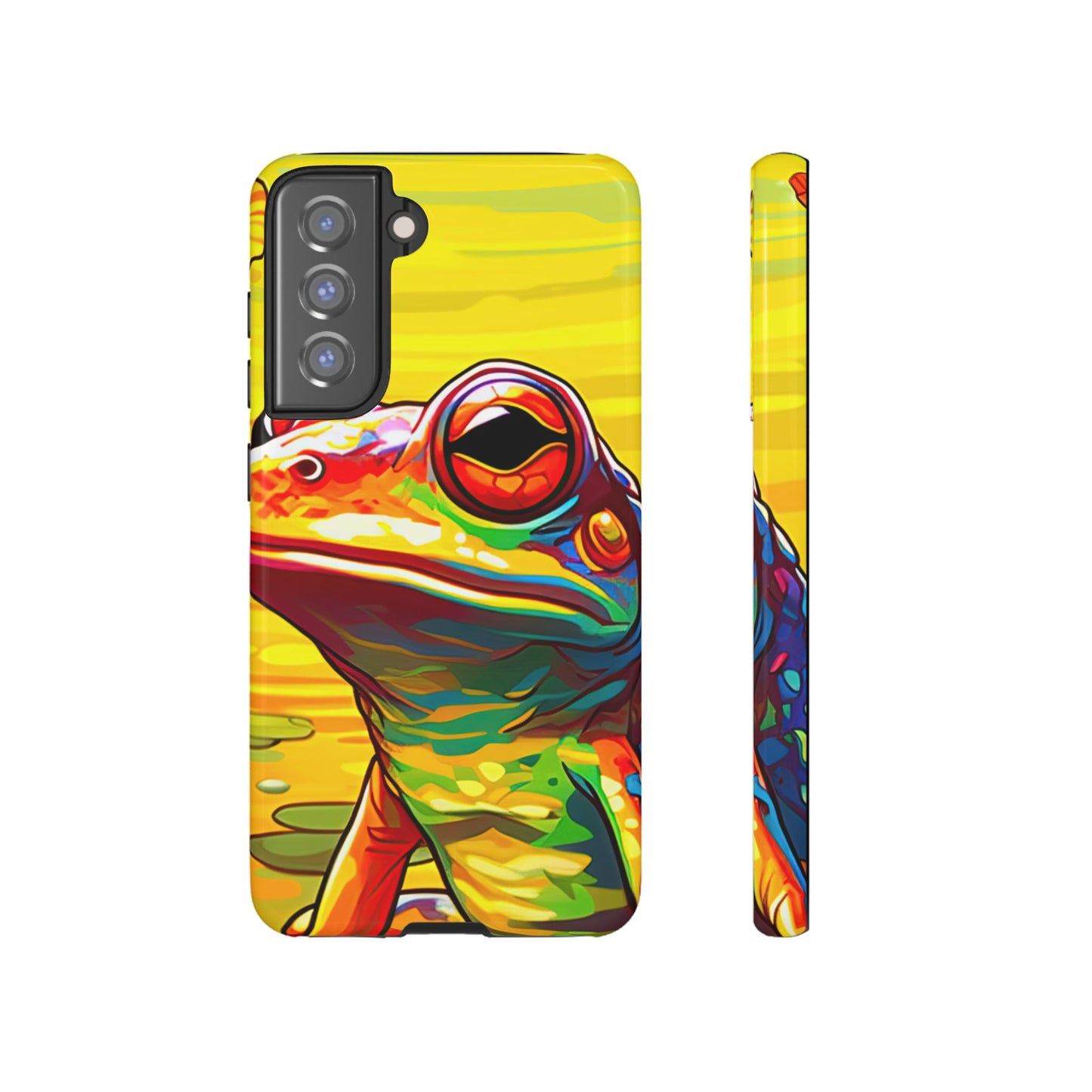 Vibrant Rainbow Frog Design – Samsung Galaxy Case