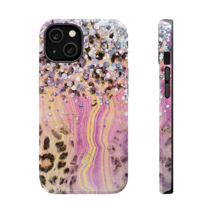 Glitter Glam Leopard – Magsafe iPhone Series Case