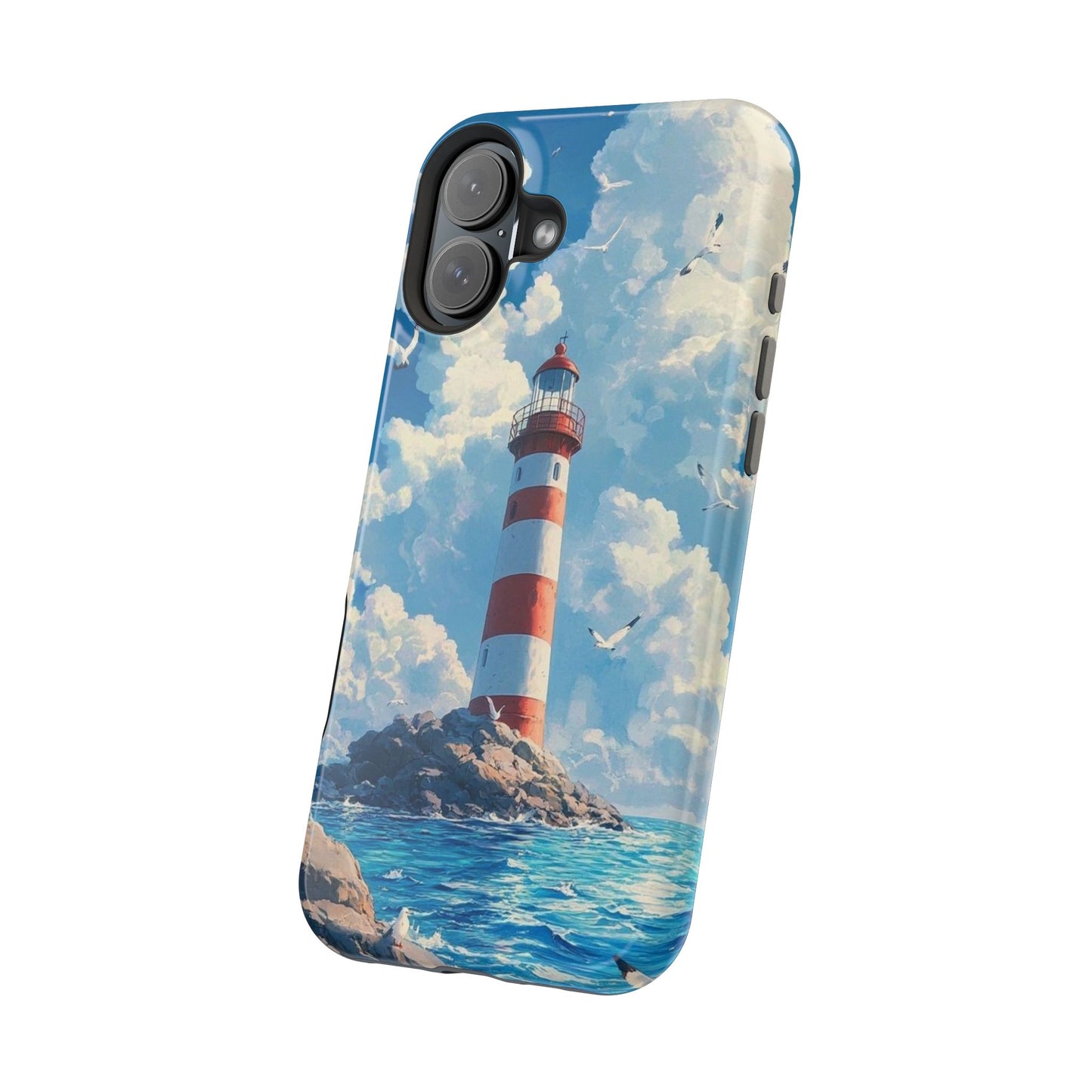 Iphone Case - Majestic Lighthouse Scene Design