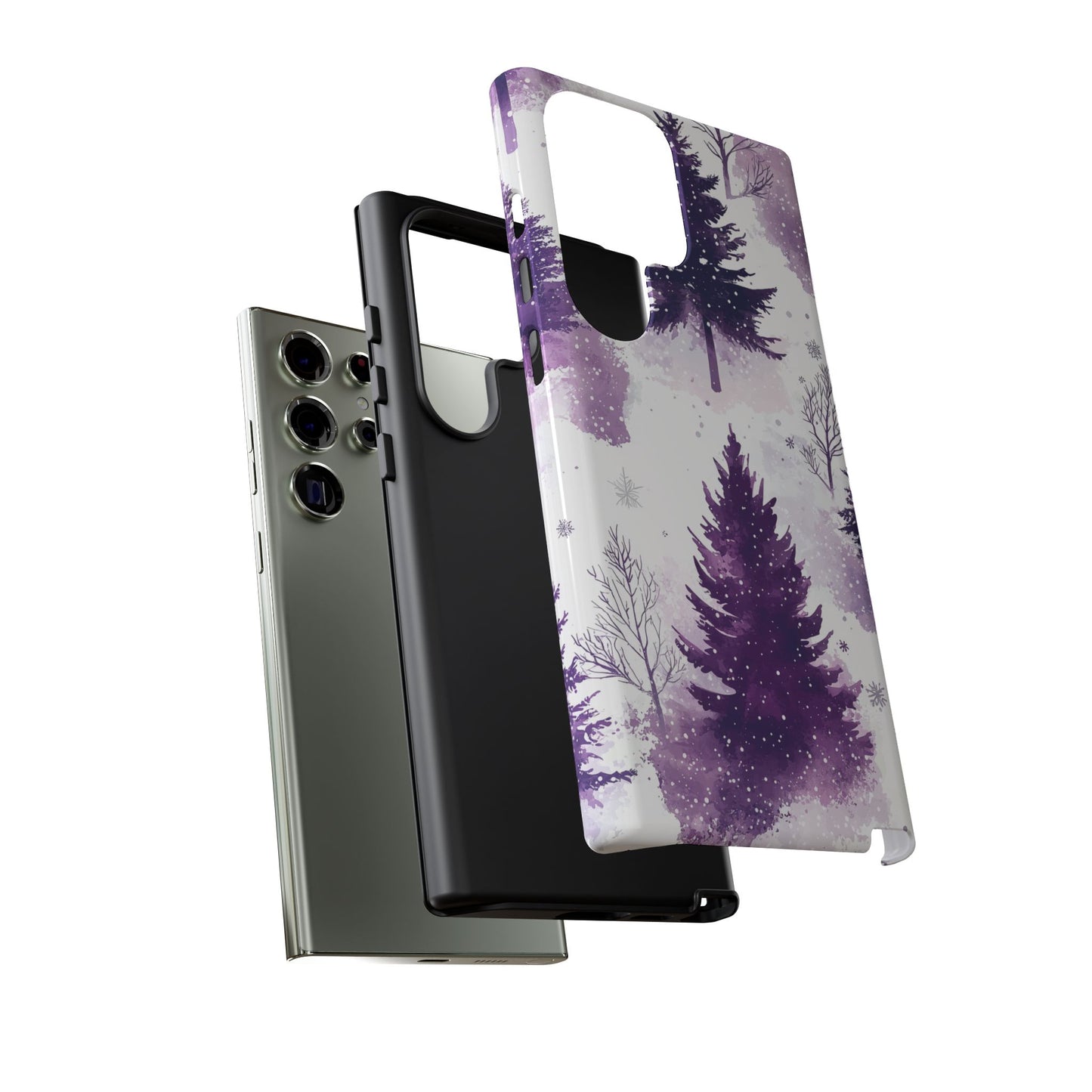 Purple Snowy Forest - Samsung Galaxy Series Case