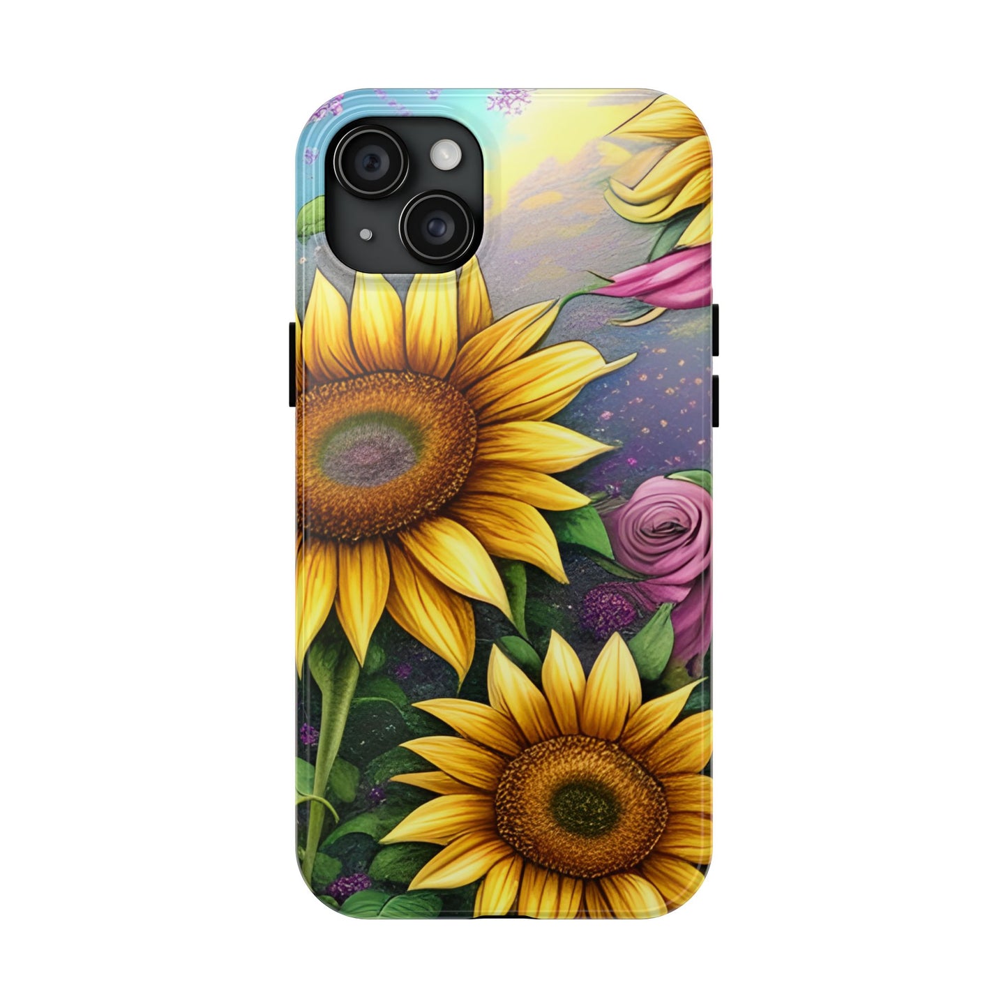 Whimsical Sunflower & Rose Garden - iPhone Series Case