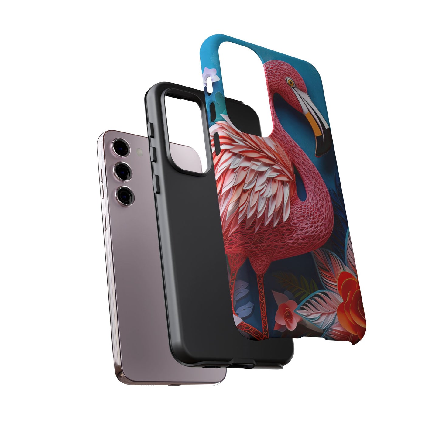 Flamingo Dreams – Bold Tropical Samsung Case