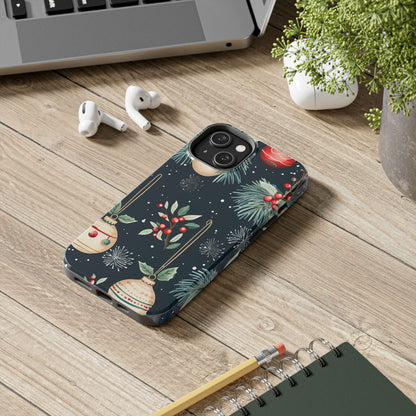 Elegant Christmas Ornaments and Pine - iPhone Series Case