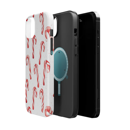 Candy Cane Christmas Pattern – MagSafe iPhone Series Case