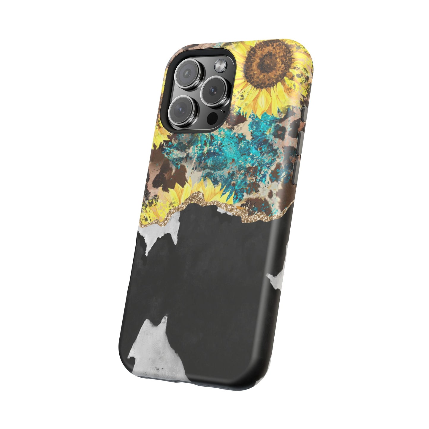 Rustic Sunflower Leopard Glam - MagSafe iPhone Series Case