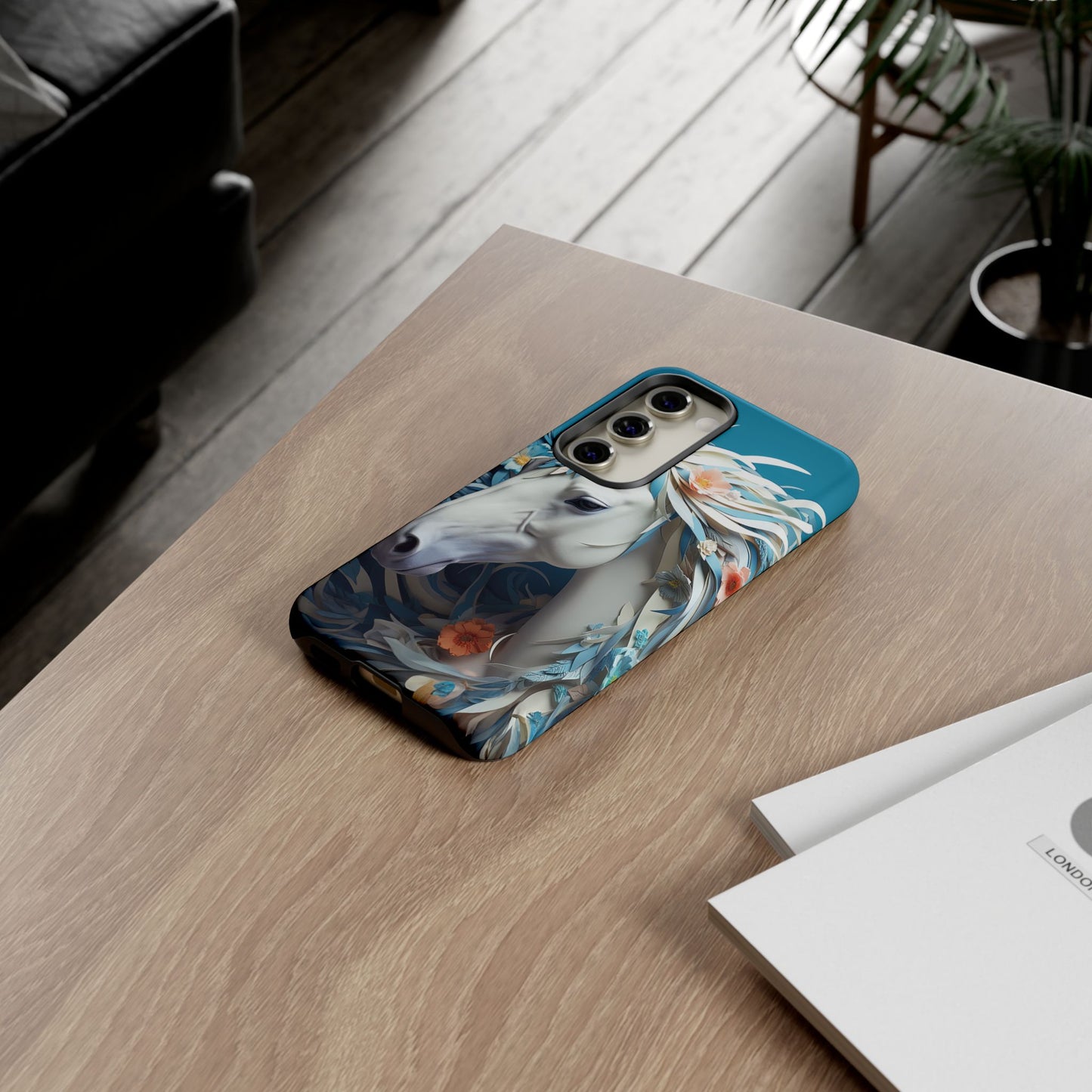 Floral Horse Samsung Galaxy Case