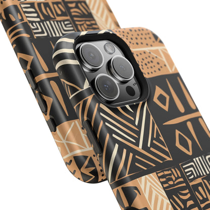 Tribal Geo-Pattern MagSafe Case – Bold Ethnic Design