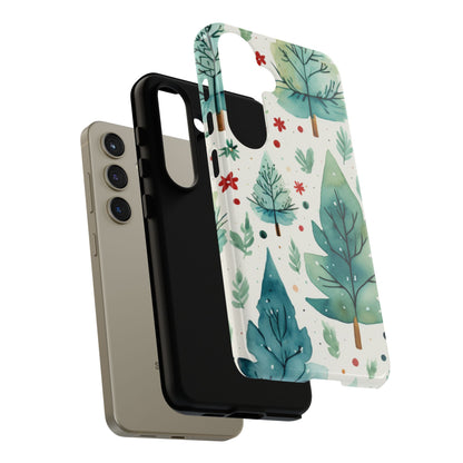 Watercolor Winter Forest -  Samsung Galaxy Series Case