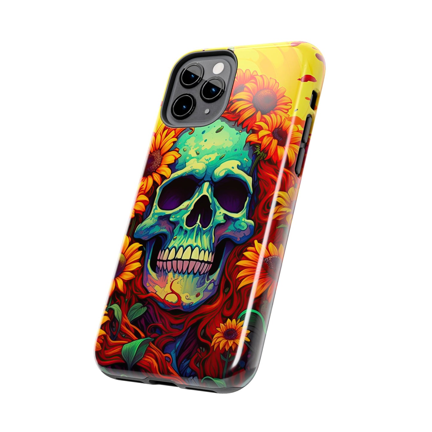 Sun Kissed Skull iPhone Case