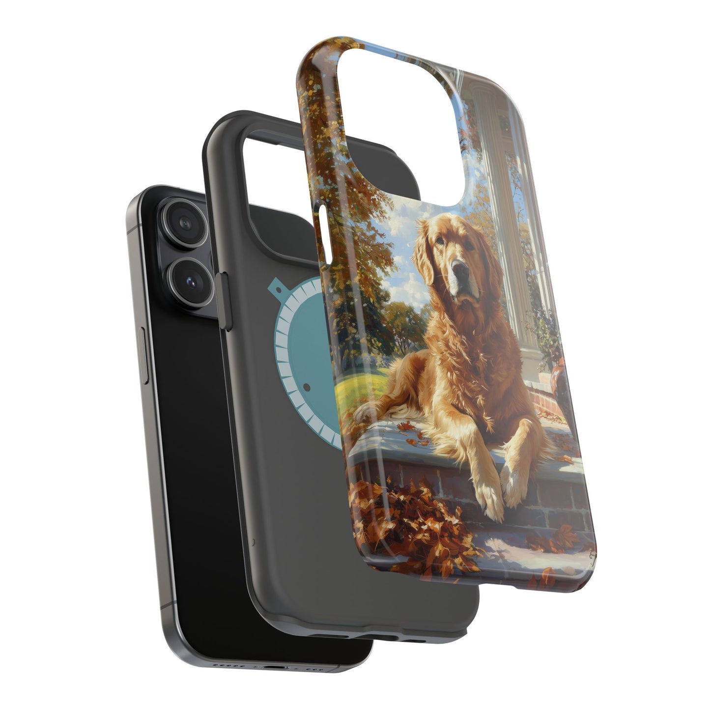 Golden Retriever Autumn Serenity - MagSafe iPhone Series Case