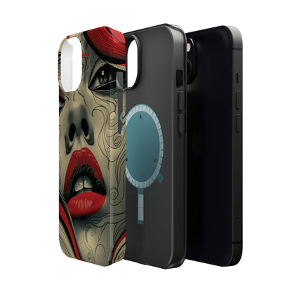 Bold Beauty Red Lips iPhone Case