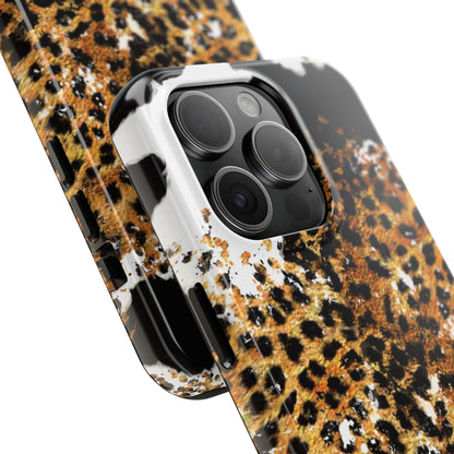 Bold Leopard Ink Splash - iPhone Series Case