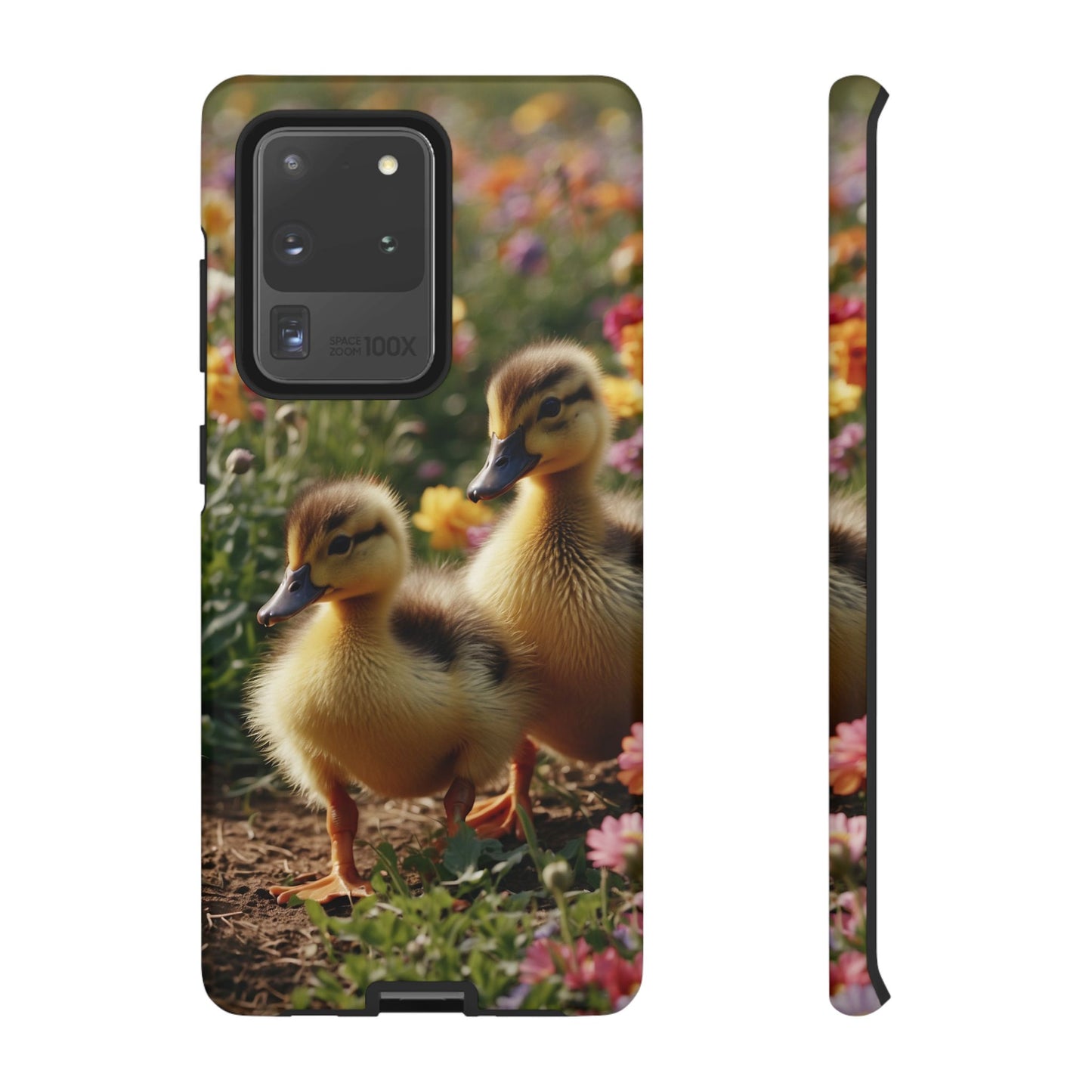 Charming Ducklings in Floral Garden - Samsung Galaxy Case