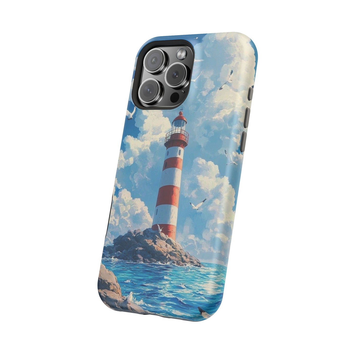 Iphone Case - Majestic Lighthouse Scene Design