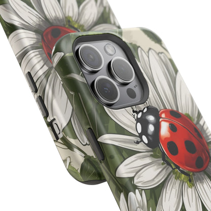 Ladybug & Daisy Garden Charm - MagSafe iPhone Case