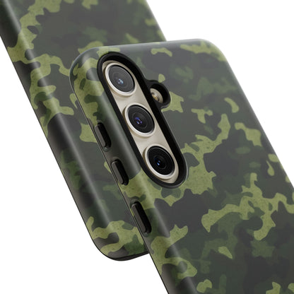 Dark Green Camouflage – Samsung Galaxy Case, Durable and Stylish