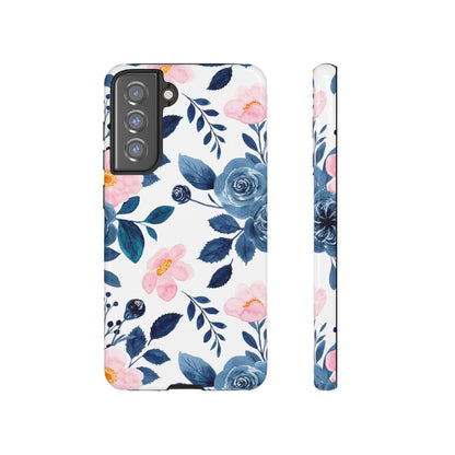 Pastel Garden Charm – Samsung Galaxy Case with Delicate Floral Design