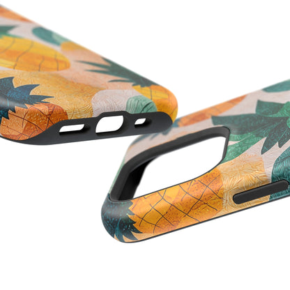 Tropical Pineapple MagSafe iPhone Case – Vibrant Fruit Design, Tough Dual-Layer Protection