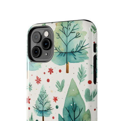 Watercolor Winter Forest - iPhone Series Case