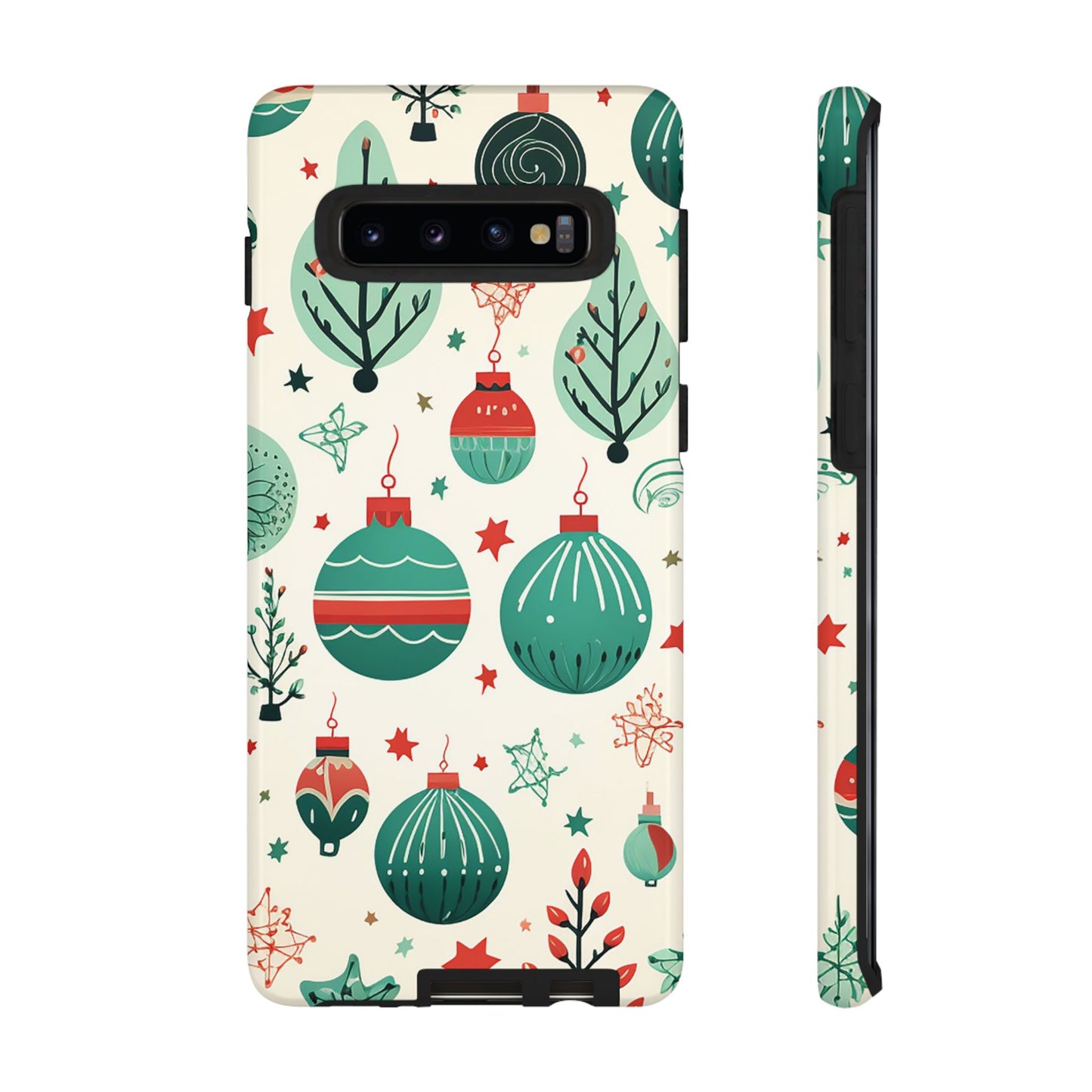 Vintage Christmas Ornaments Pattern – Samsung Galaxy Series Case