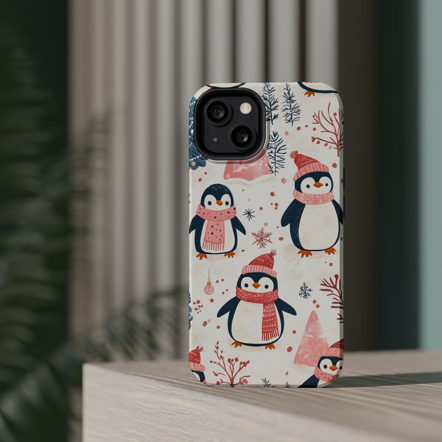 Penguin Paradise – Christmas Cheer MagSafe iPhone Case