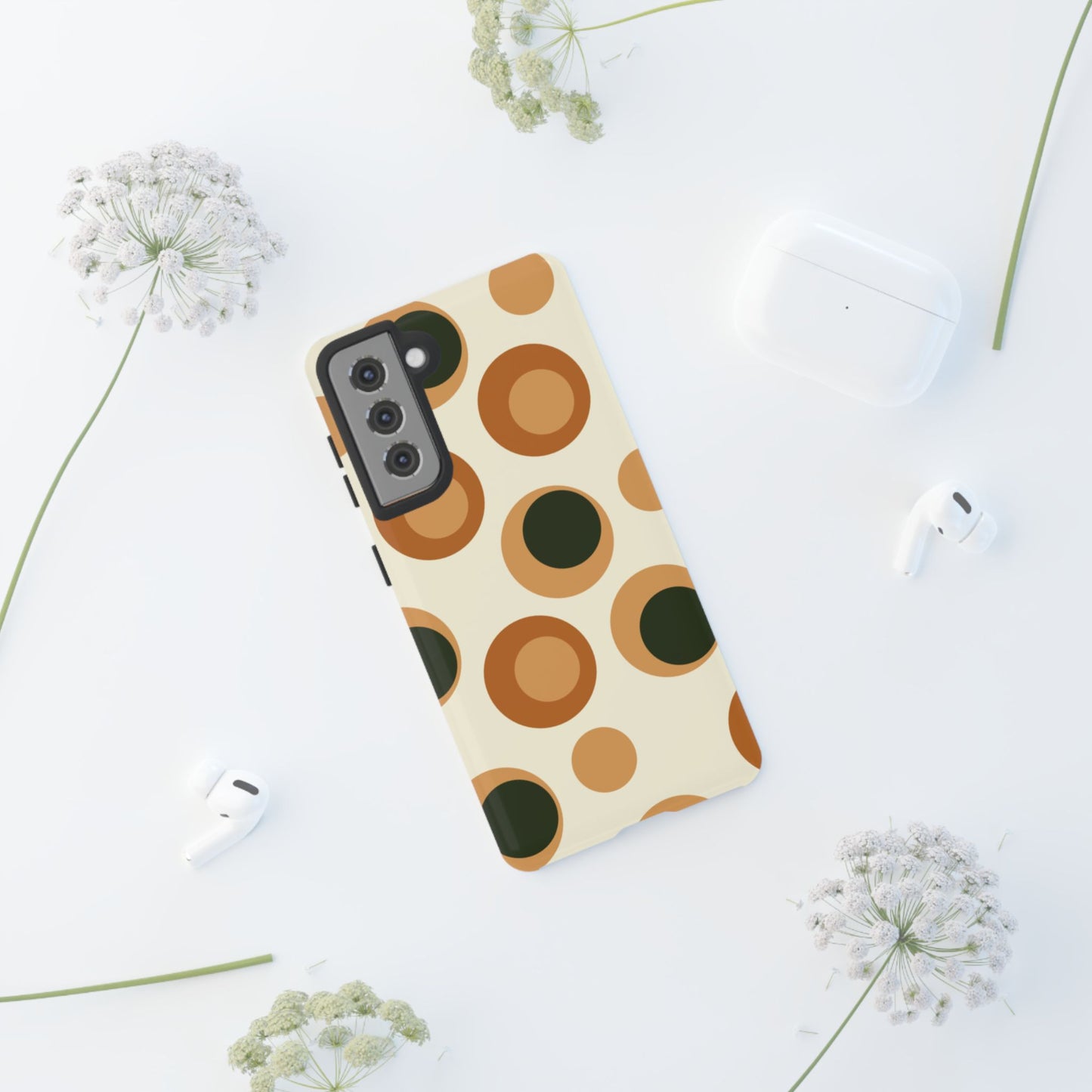 Retro Earthy Circles - Samsung Galaxy Case