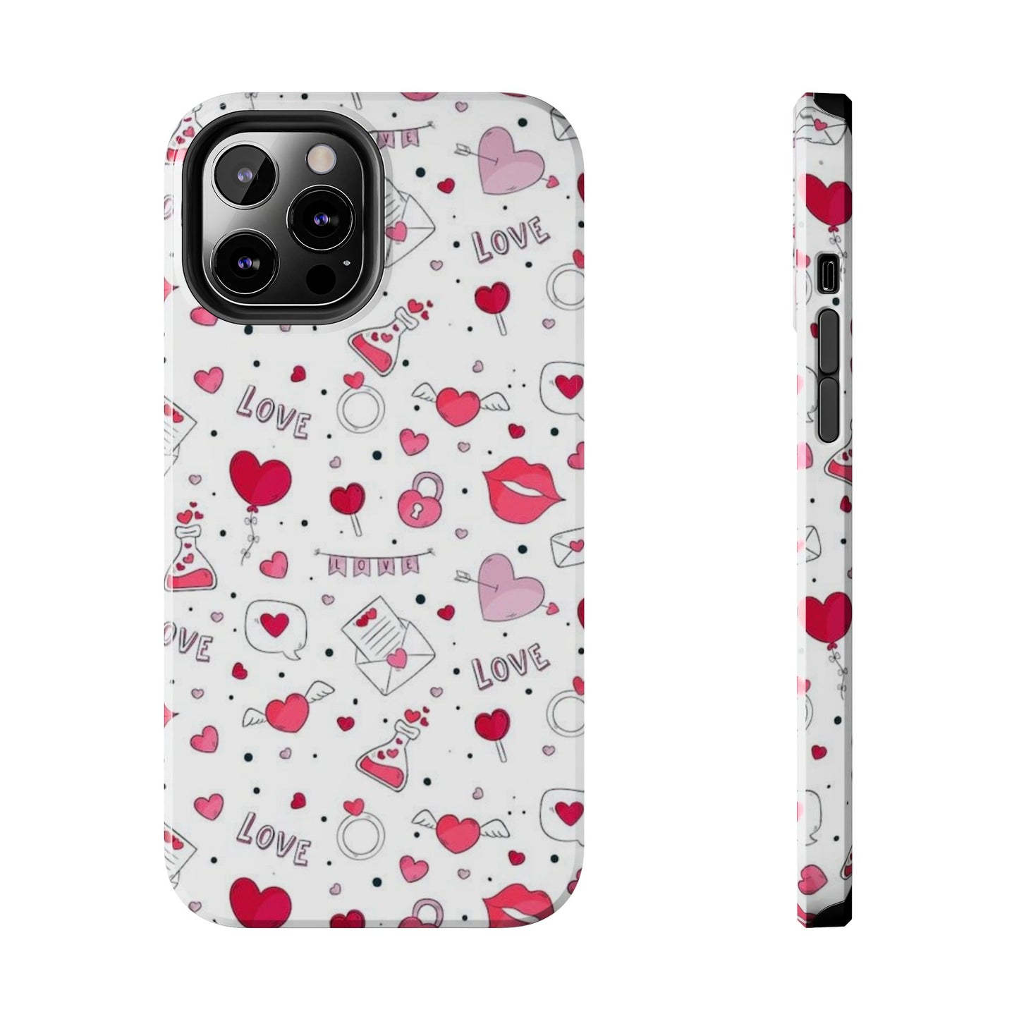 iPhone Case: Romantic Love-Inspired Icons Case