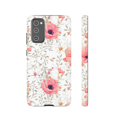 Pink Floral Watercolor Samsung Galaxy Case – Elegant Blossom Design