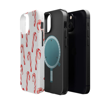 Candy Cane Christmas Pattern – MagSafe iPhone Series Case