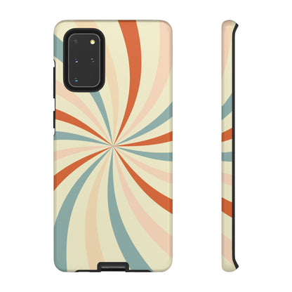 Retro Swirl Samsung Galaxy Case – Durable, Vintage-Inspired Design with Dual-Layer Protection